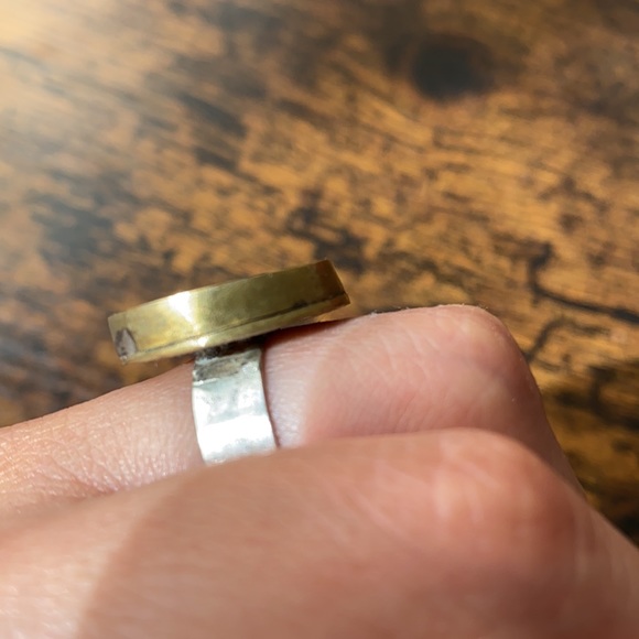 Vintage silver ring with a coin from Qajar (Persia) - Picture 3 of 8